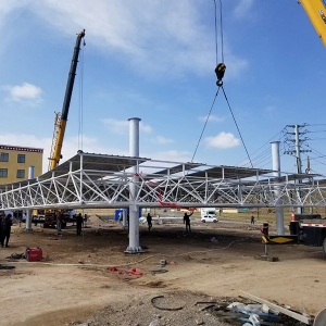 加油站網(wǎng)架工程